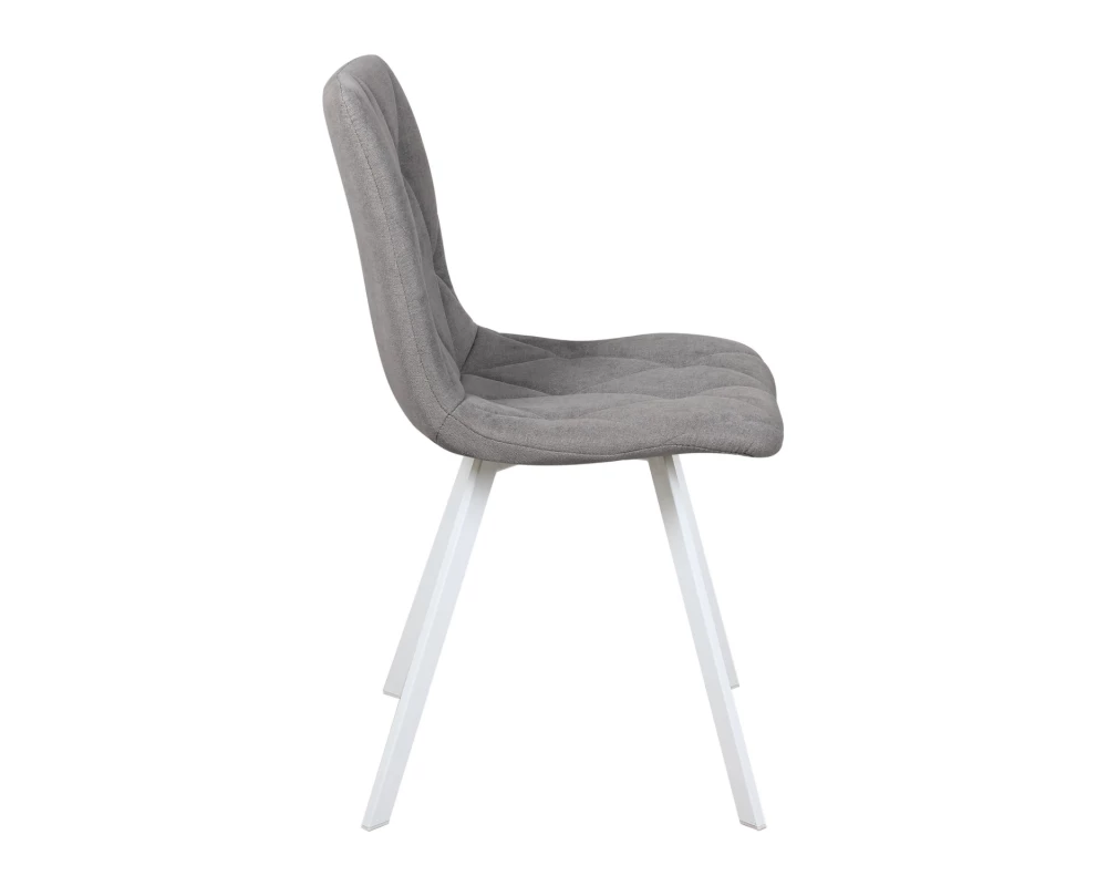 Стул обеденный Рокки ножки прямоугольные белые