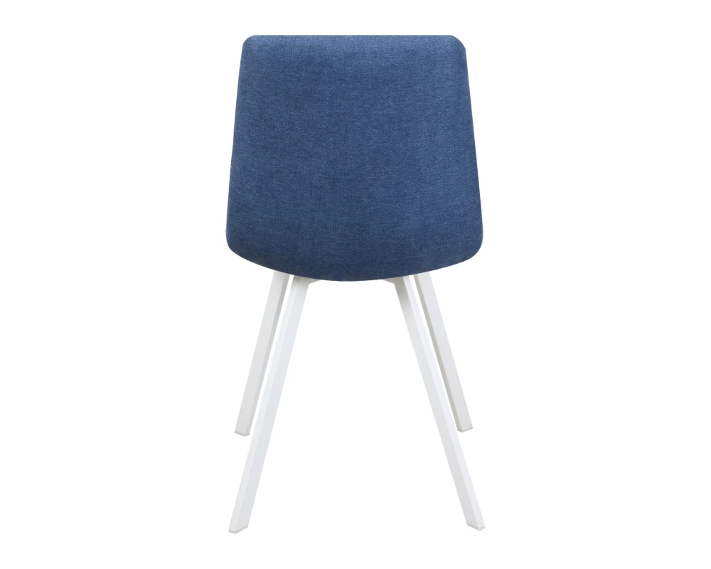 Стул обеденный Рокки ножки прямоугольные белые