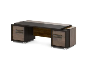 Стол с двумя тумбами 2470х1000х750 Грейс / Grace images