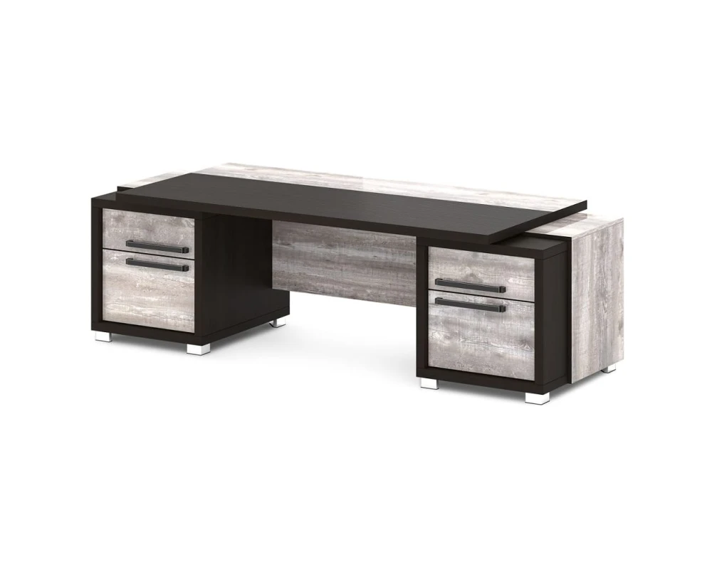 Стол с двумя тумбами 2470х1000х750 Грейс / Grace