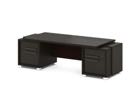 Стол с двумя тумбами 2470х1000х750 Грейс / Grace images