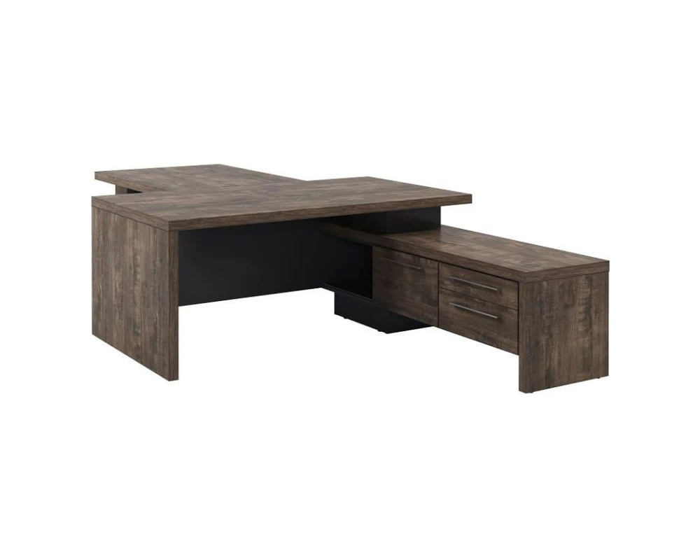 Стол руководителя с опорной тумбой T-818пр.0000 Торстон