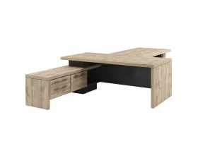 Стол руководителя с опорной тумбой T-920л.0000 Торстон images