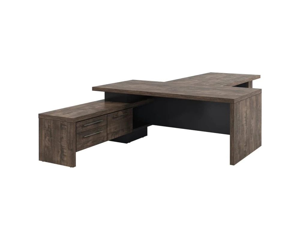 Стол руководителя с опорной тумбой T-920л.0000 Торстон