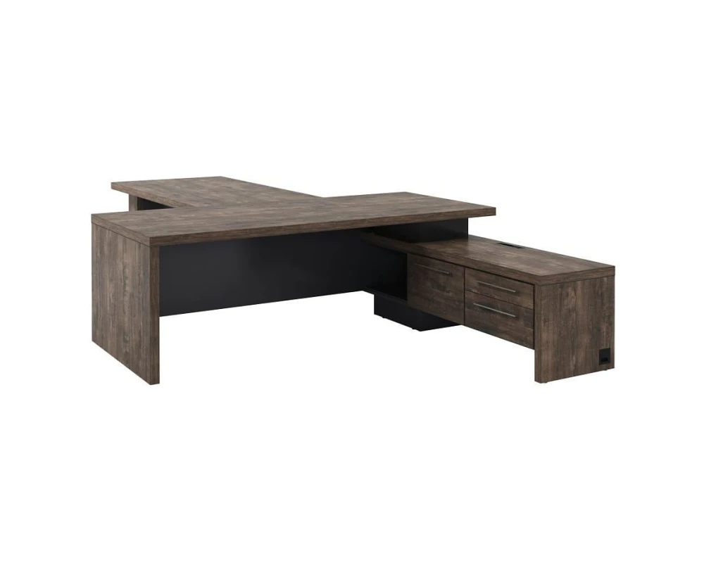 Стол руководителя с опорной тумбой T-922пр.1000 Торстон