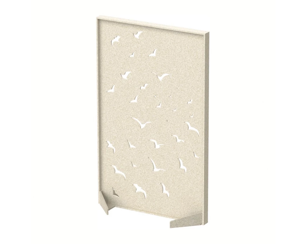 Перегородка с декором "Перелетные птицы" 100х40х140 Forest Office Лебединый пух