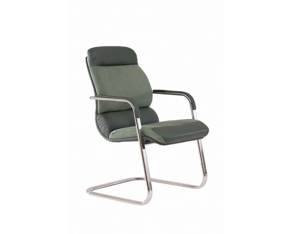 Кресло КОМФОРТ В, комб, хром