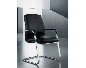 Кресло МАРА В, кожа, хром images