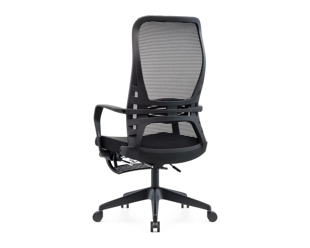 Кресло VIKING-51 M121-1 Сетка/Ткань, Черный