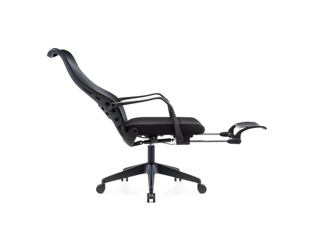 Кресло VIKING-51 M121-1 Сетка/Ткань, Черный