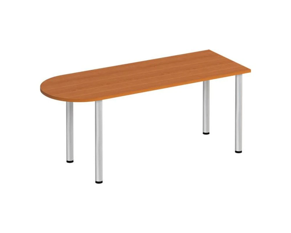 Стол письменный полукруглый на хромированных опорах ФР 2103 Formula