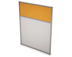 Перегородка напольная комби ЛДСП+Ткань 700x1600x29 Арго images