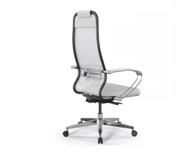 Кресло ErgoLife Comfort Сетка/Экокожа, Белый images