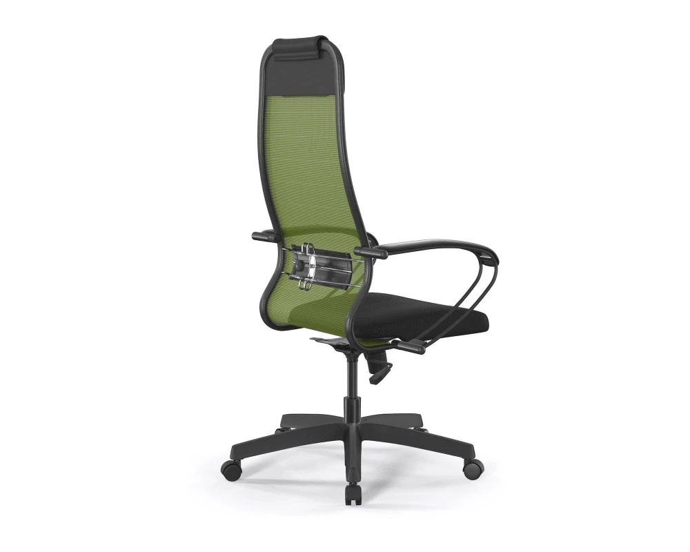 Кресло ErgoLife Set 11/подл.130/осн.Sit 001 Сетка/Ткань, Зеленый/Черный