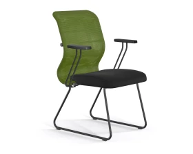 Кресло ErgoLife S 8 M4-8T F57 Сетка/Ткань, Зеленый/Черный images