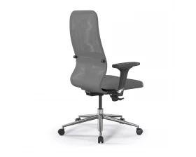 Кресло SynchroSit 8 B2-9D M25.B23.G18.W02 Сетка/Экокожа, Серый images