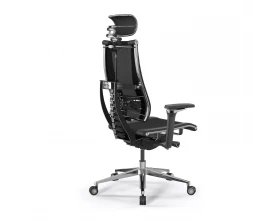 Кресло Y 4DT B2-15D M26.B32.G25.W04 Сетка/Экокожа, Черный images