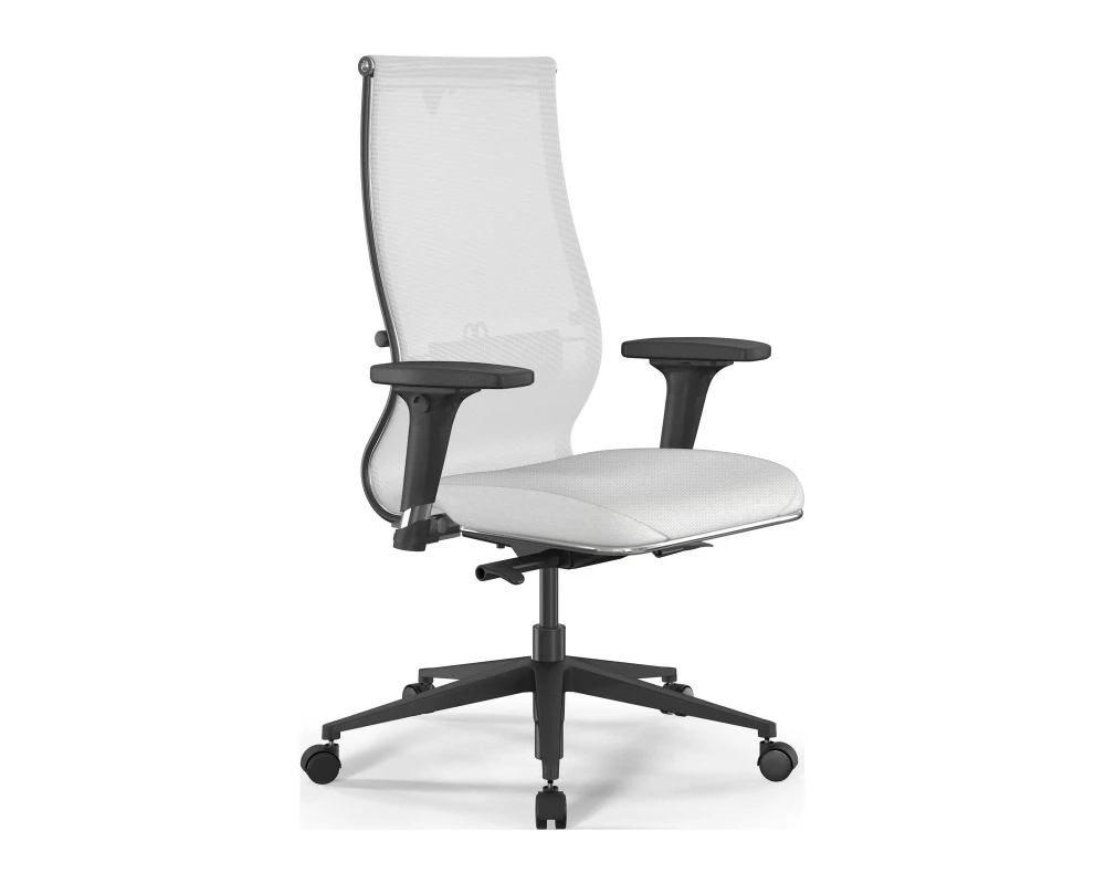 Кресло SynchroSit 10 B2-163D M24.B11.G19.W02 Сетка/Экокожа, Белый