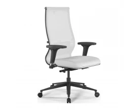 Кресло SynchroSit 10 B2-163D M24.B11.G19.W02 Сетка/Экокожа, Белый images