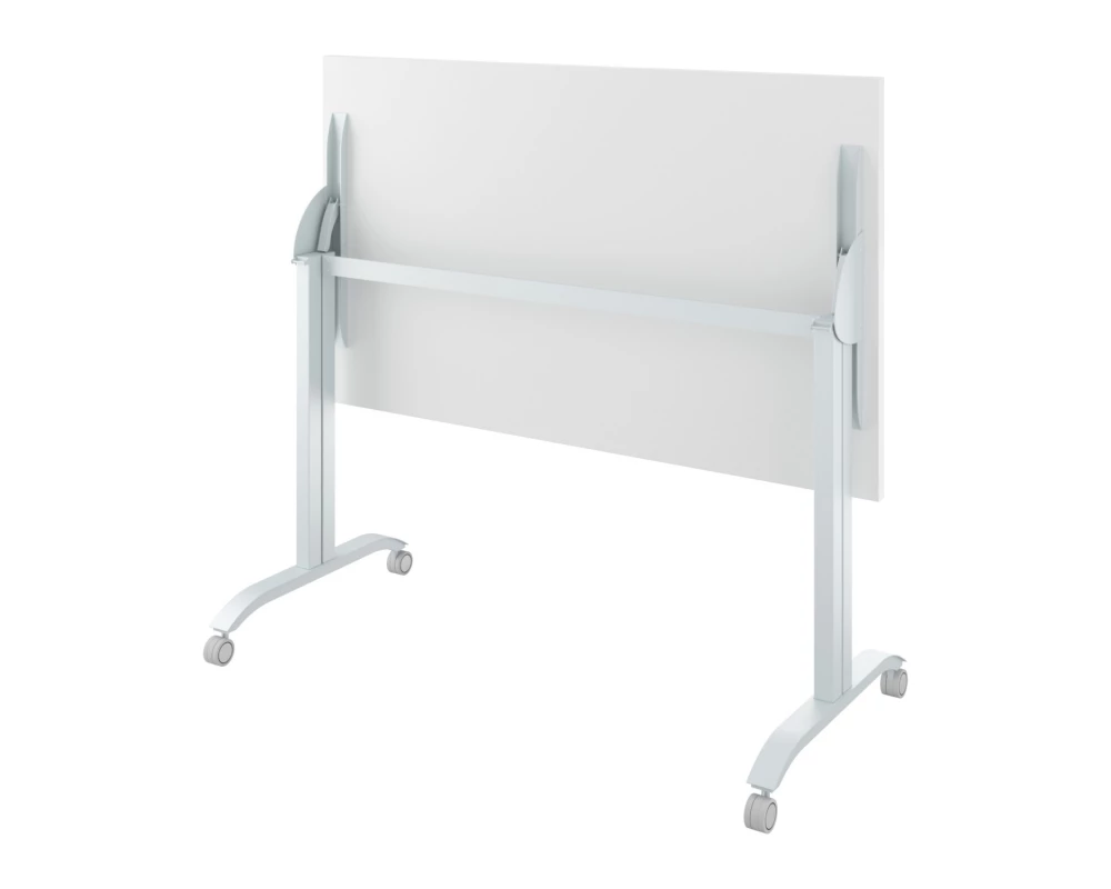 Стол на колёсах с откидной столешницей (1600х700х760) Дублин металл