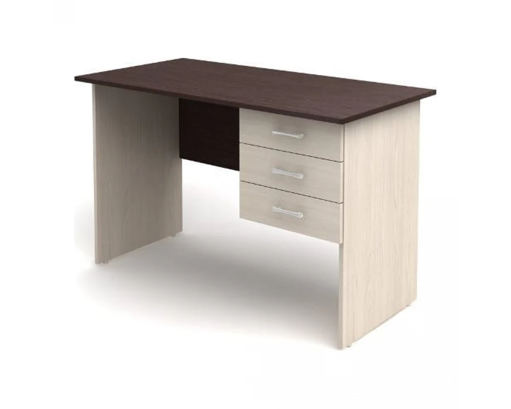 Стол 1-тумбовый с ящиками (1200х600х750) тумба справа СК27 Канц