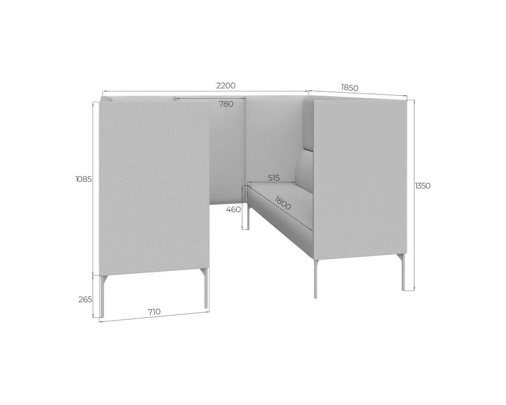 Кабинка 6-местная Brd6H Бридж MVK