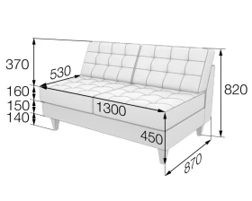 Модуль 2-местный Kos2 Космо MVK images