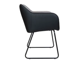 Кресло Norden Браво / Bravo Экокожа/Ткань, Серый/Черный images