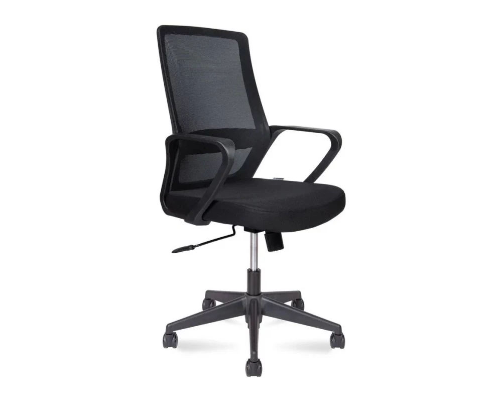 Кресло Norden Pino black LB Сетка/ Ткань, Черный