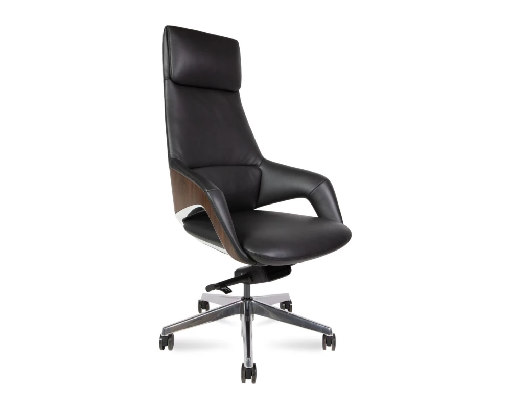 Кресло Norden Шопен Натуральная кожа, Черный