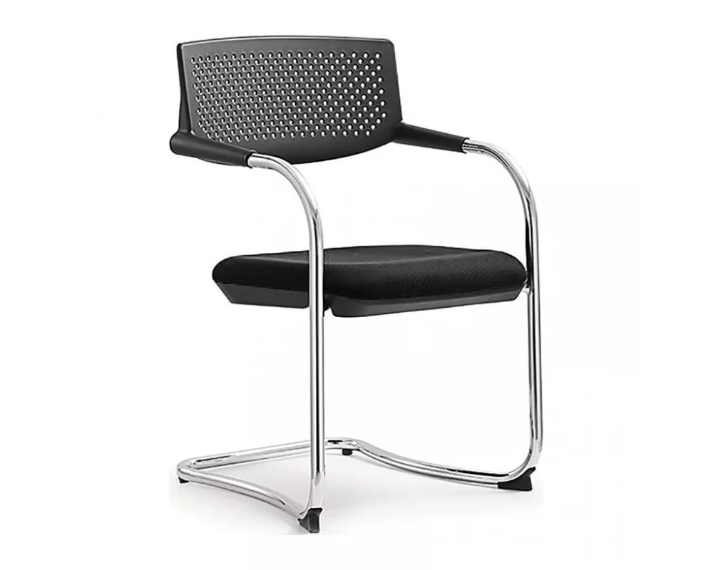 Кресло Norden Visavi black CF Пластик/Ткань, Черный