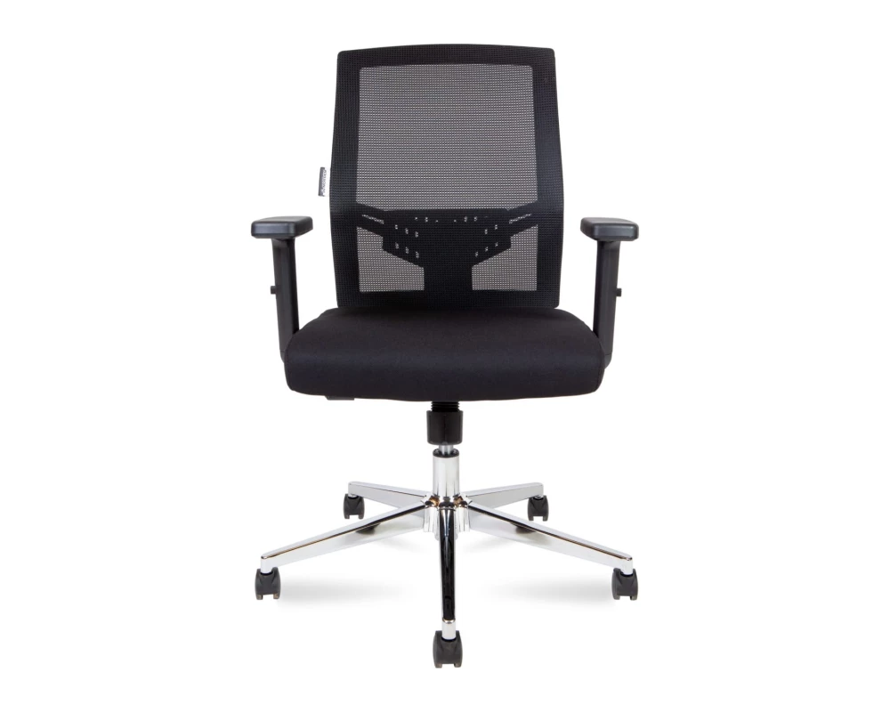 Кресло Norden Торонто LB Сетка/Ткань, Черный