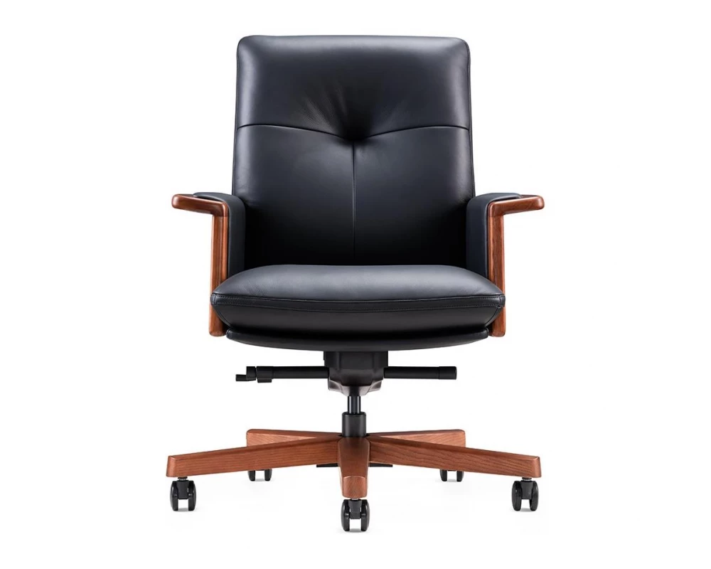 Кресло Norden Vivaldi LB Натуральная кожа, Черный