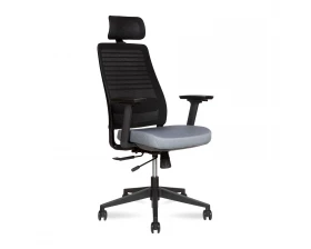 Кресло Norden Case Сетка/Ткань, Черный/Серый images