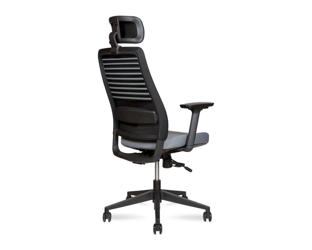 Кресло Norden Case Сетка/Ткань, Черный/Серый