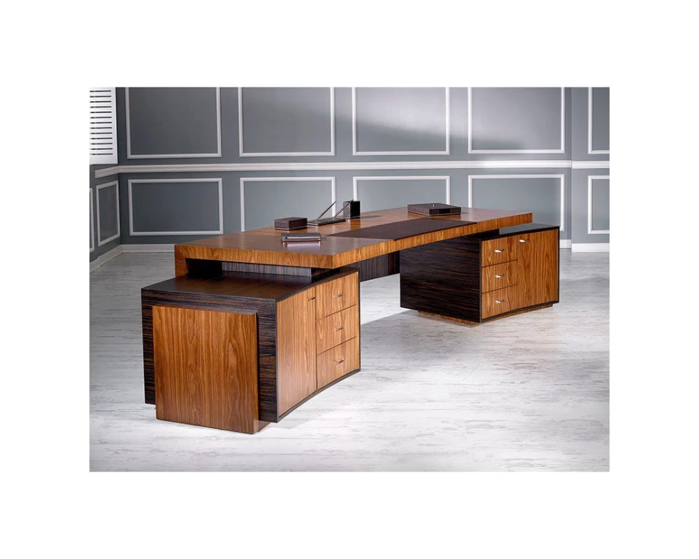 Стол руководителя с этажером Мерсин