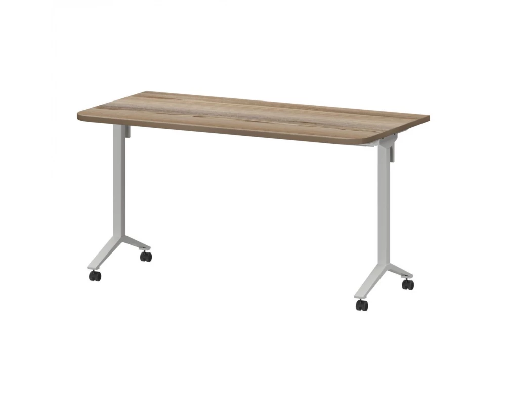 Стол мобильный складной радиусный МБ25-140.70Р 1400x700x750 Моби