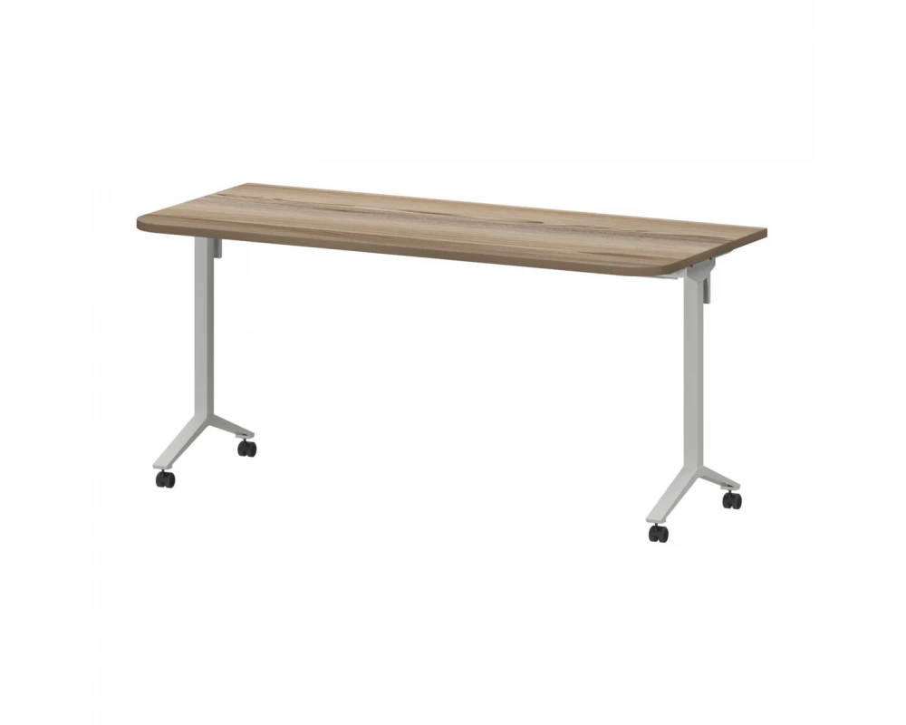 Стол мобильный складной радиусный МБ25-160.70Р 1600x700x750 Моби