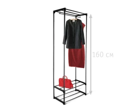 Вешалка SHT-WR16 гардеробная Черный/Черный муар images