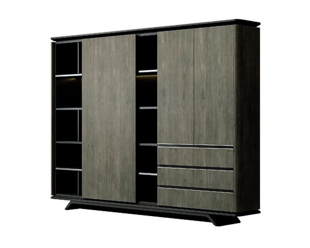 Шкаф для документов с раздвижными фасадами 2800x430x2050 Atlas (Sun)