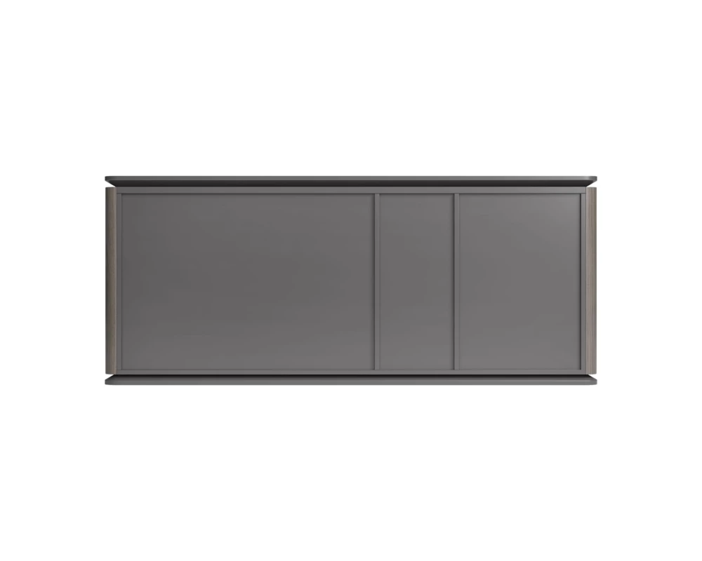 Шпонированный шкаф низкий 1900x430x800 Atlas (Sun)