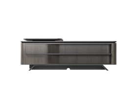 Стол руководителя на опорной сервисной тумбе - левый 2880x2240x750-1150 Atlas (Sun) images