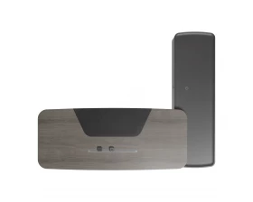 Стол руководителя на опорной сервисной тумбе - левый 2880x2240x750-1150 Atlas (Sun) images