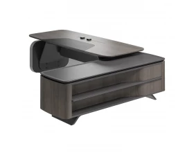 Стол руководителя на опорной сервисной тумбе - правый 2880x2240x750-1150 Atlas (Sun) images