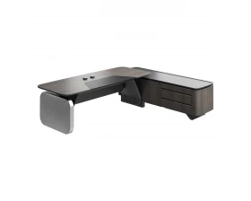 Стол руководителя на опорной сервисной тумбе - правый 2880x2240x750-1150 Atlas (Sun) images