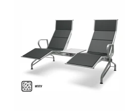 Многоместная секция Aero-шезлонг PU 2П со столиком images